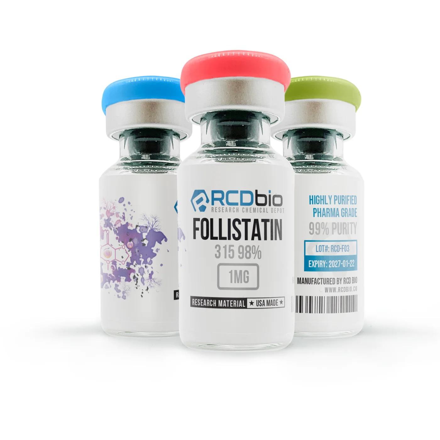 Follistatin 315 98%-1mg – Muscle Growth & Regeneration Peptide | RCDbio